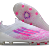 Adidas F50+ Pink & White 3 Adidas F50+ Pink & White football cleats
