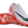 Nike Air Zoom Mercurial SG White & Orange football cleats