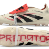 Adidas Predator Elite Tongue FG Off White/Core Black/Pure Ruby - football cleats