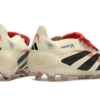Adidas Predator Elite Tongue FG Off White/Core Black/Pure Ruby football cleats