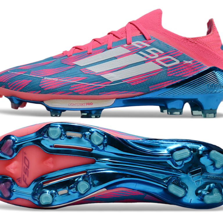 Adidas F50 Elite FG Pink & Blue - football cleats
