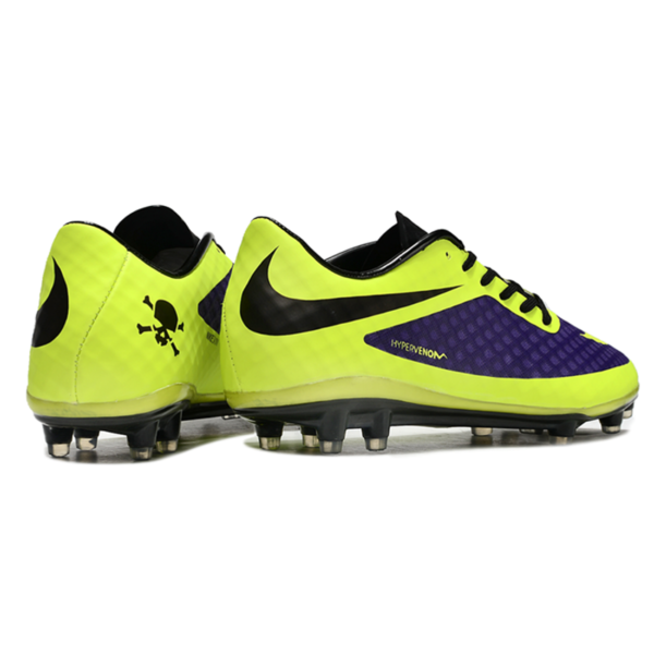 Nike Hypervenom Phantom FG Purple & Yellow football cleats