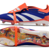 Adidas Predator FG Blue, Red & White football cleats