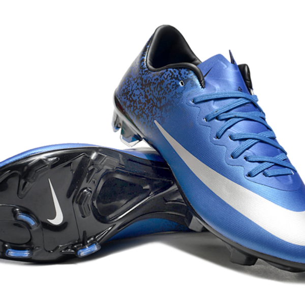 Nike Mercurial Vapor FG CR7 Blue & Black football cleats