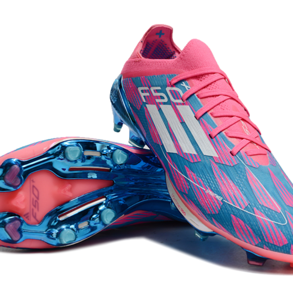 Adidas F50 Elite FG Pink & Blue football cleats