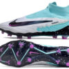Nike Phantom GX High Turquoise & White football cleats