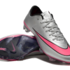 Nike Mercurial Vapor FG Silver & Pink football cleats