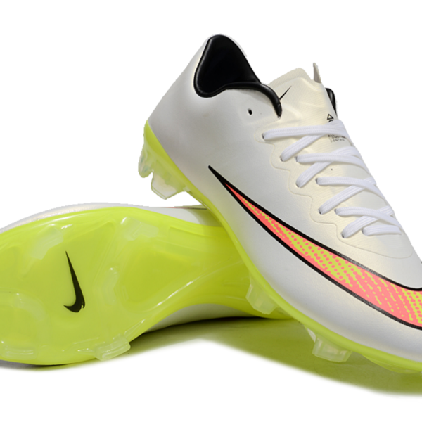 Nike Mercurial Vapor FG CR7 White & Yellow - football cleats