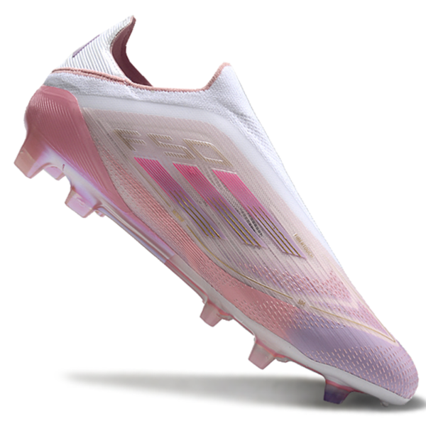 Adidas F50 Elite Pink & White Laceless gallery football cleats
