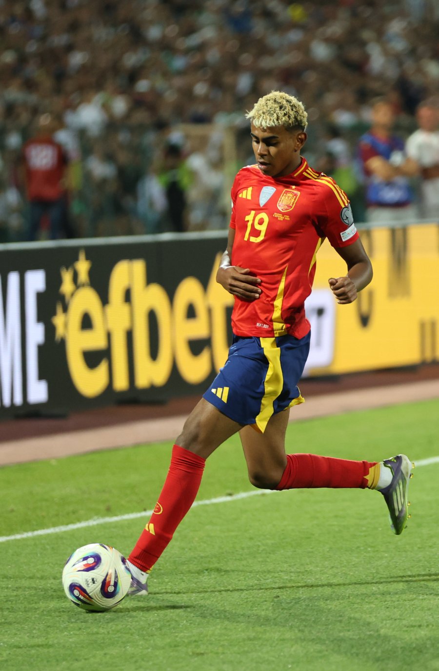 Lamine Yamal representing Spain at the 2026 World Cup
